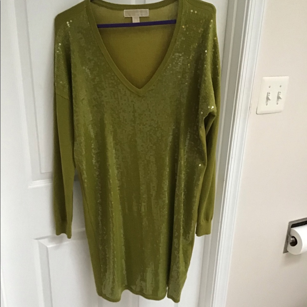 Sequin Michael Kors Sweater Dress